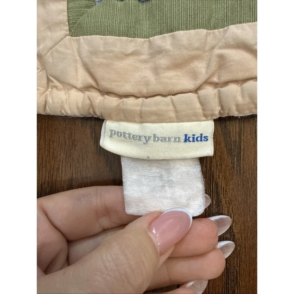 Pottery Barn Kids Jurassic Dinosaur Patchwork Twin Quilted Blanket 66x86 Bedding